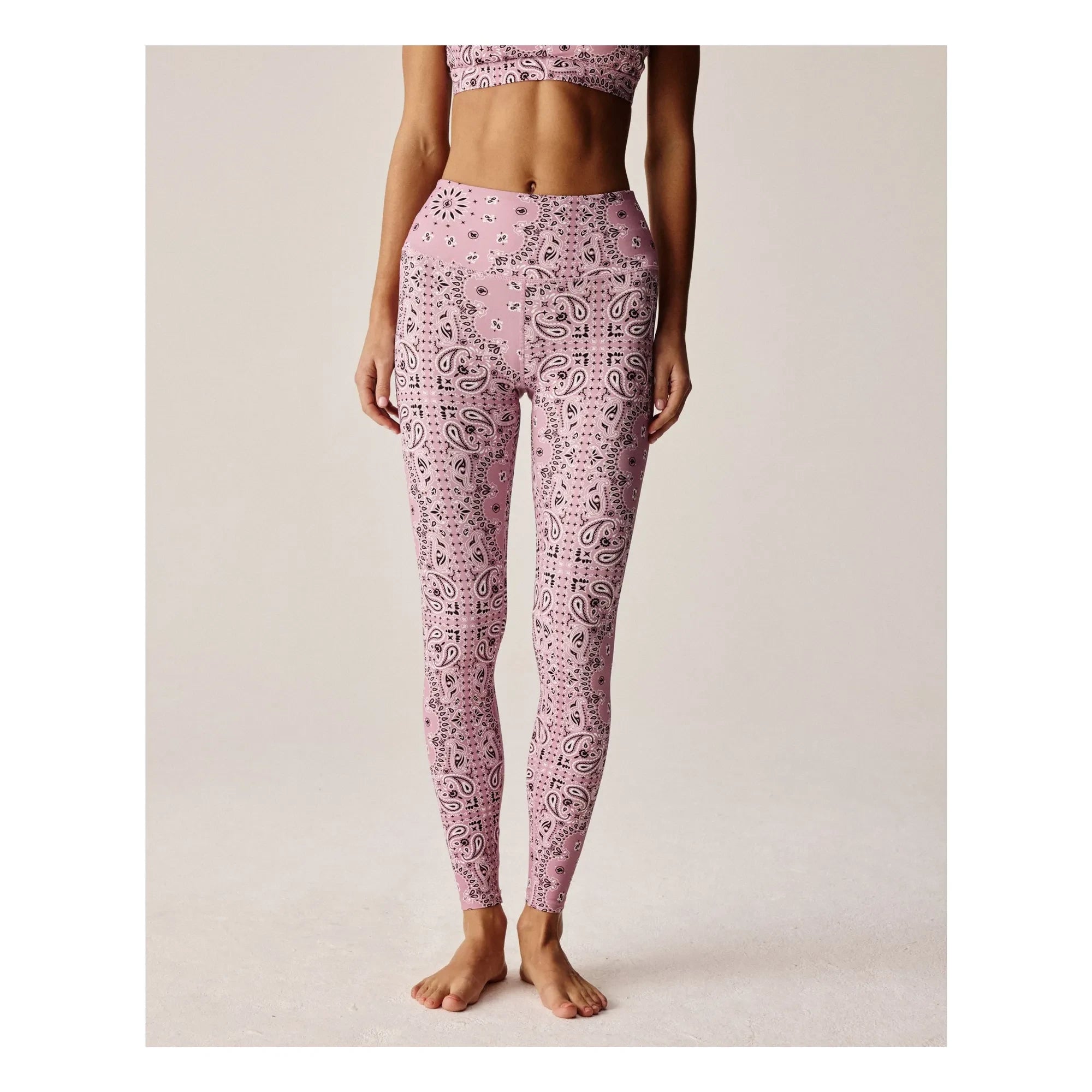 Arizona Love - Rosafarbene Yoga-Leggings mit Bund
