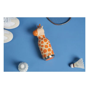 Asobu - Giraffe Edelstahl-Wasserflasche | Orange