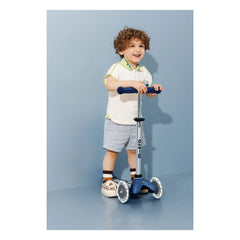 Micro - Mini LED Glitzer-Scooter | Blau