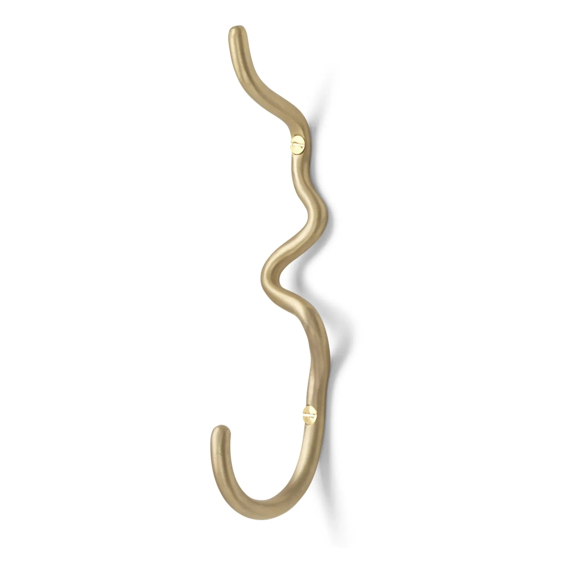 Ferm Living - Curvature Wandhaken | Messing