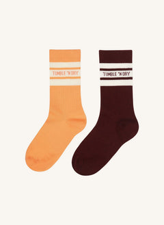 Tumble N'Dry - 2 Paar Socken-Set | Bordeaux