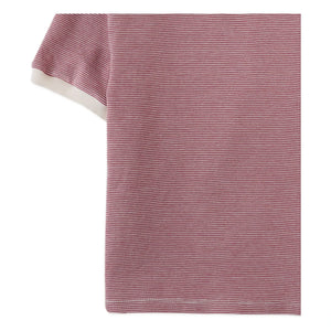 Gingersnaps - Alastor gestreiftes Poloshirt | Bordeaux