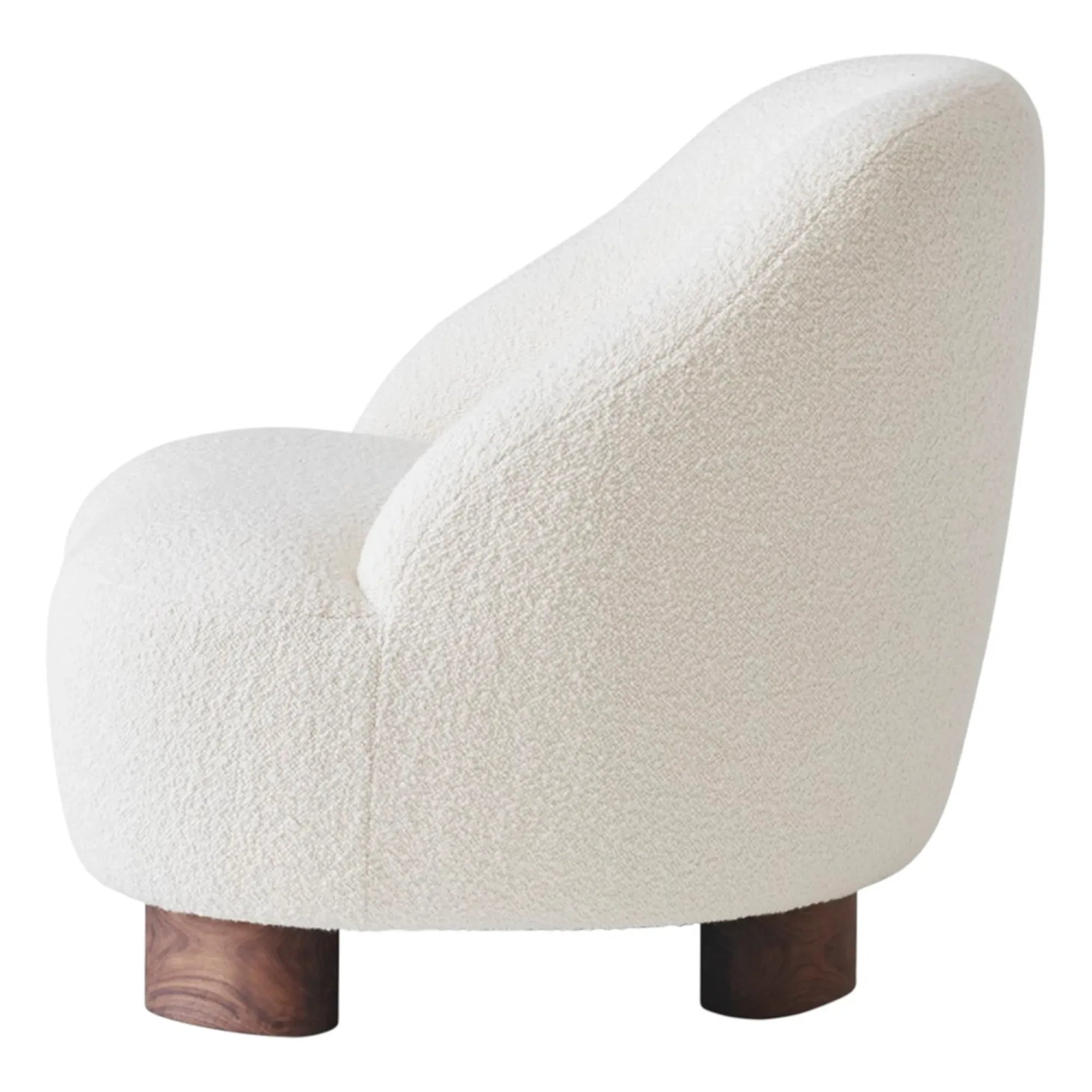 & Tradition - Margas LC1 Lounge Chair - Nussbaum Rahmen | Creme