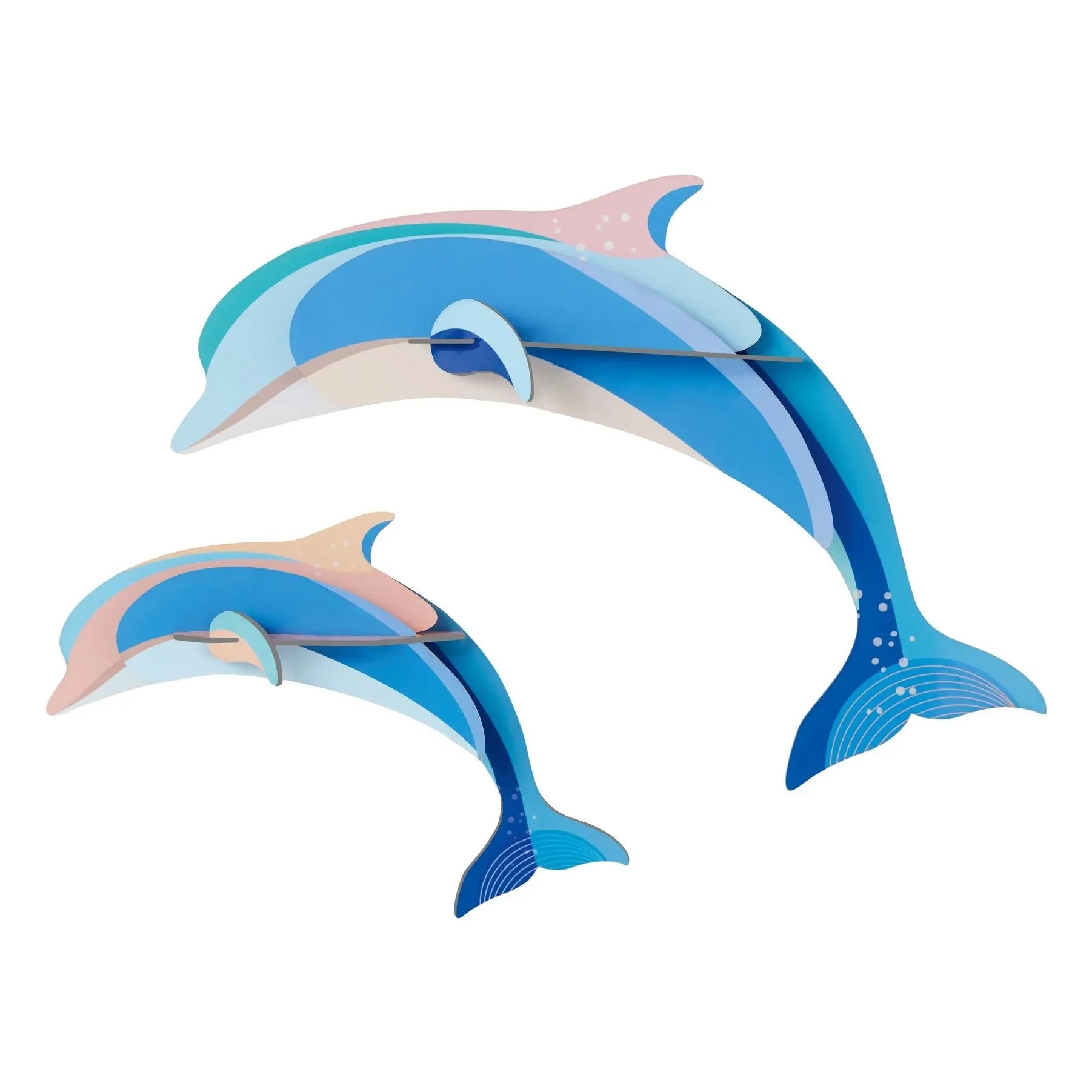 Studio Roof - Wanddekoration Delphin - 2er Set | Hellblau