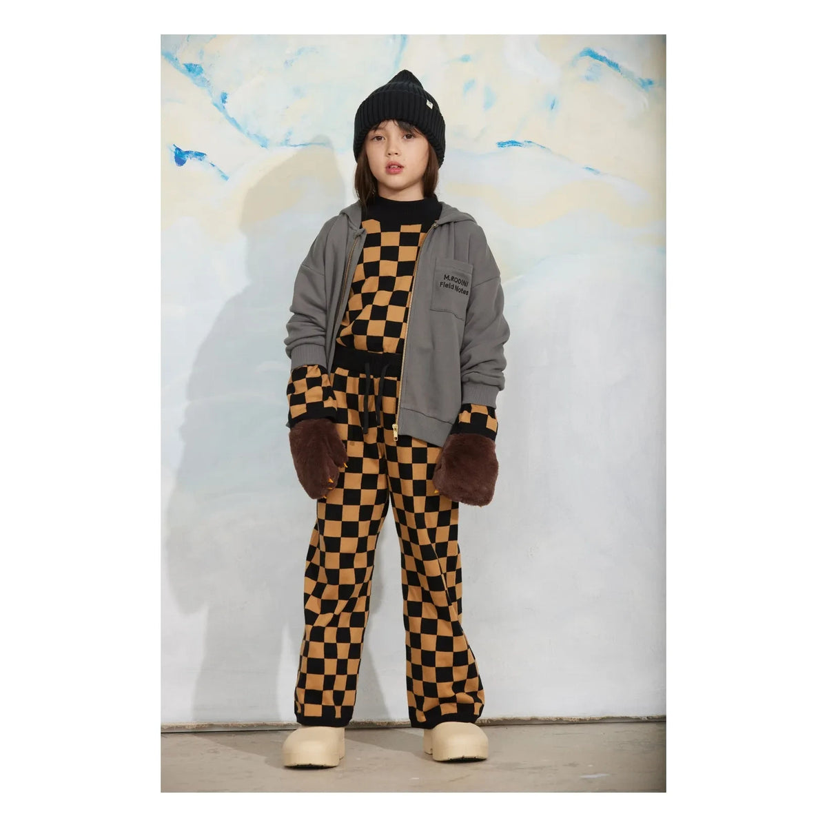 Mini Rodini - M.Rodini Sweatshirt mit Reißverschluss, Bio-Baumwolle | Grau