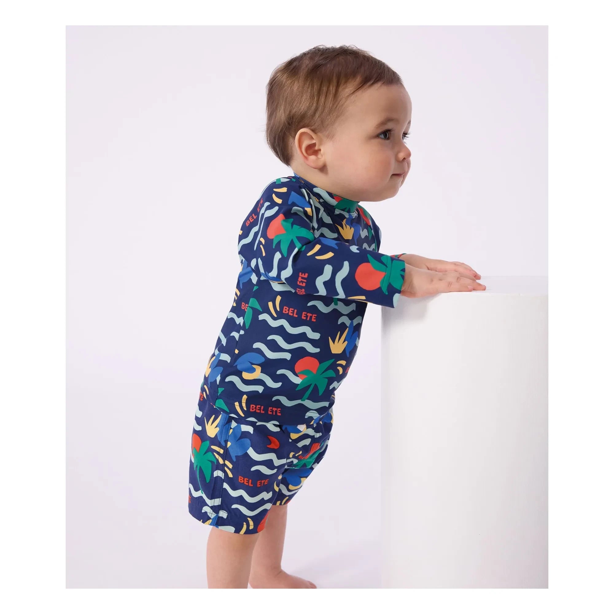 Petit Bateau - Bel Eté Bébé UV-Schutz Bade-T-Shirt | Nachtblau