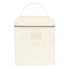 Nobodinoz - Isothermische Brotzeittasche Concerto Opera Orange Kirschen | Beige