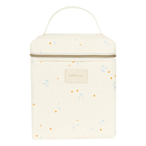 Nobodinoz - Isothermische Brotzeittasche Concerto Opera Orange Kirschen | Beige