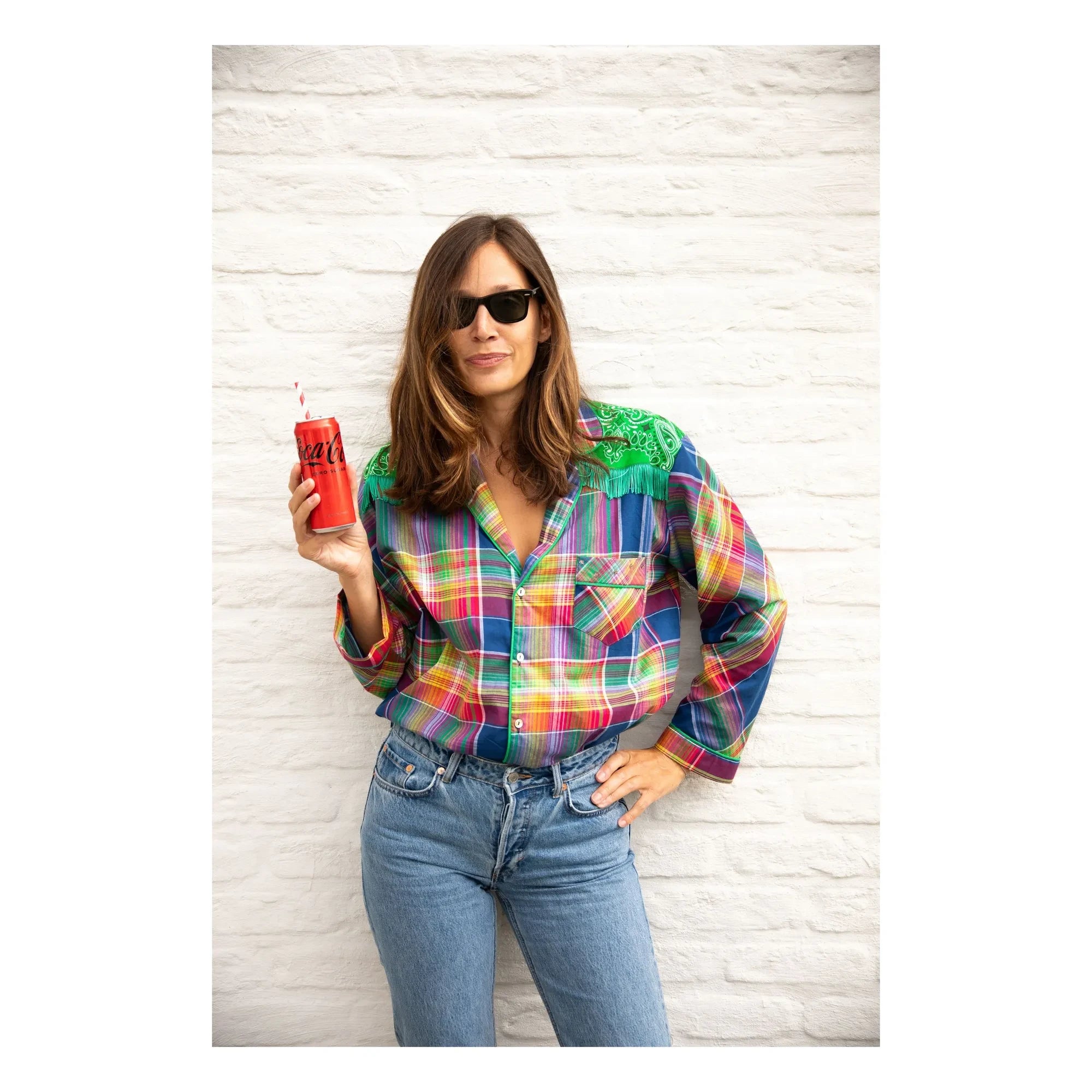 Paolina - Rihanna Ranch Bluse | Marine