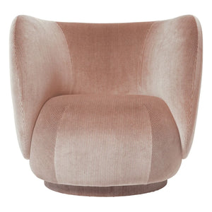 Ferm Living - Rico Samt-Sessel | Puder