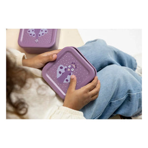 Trixie - Mrs. Peacock 3 Parça Atıştırmalık Kutuları | Mor