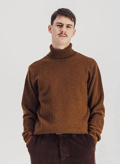 Parages - Michel Superfeine Merinowolle Pullover | Ziegelrot