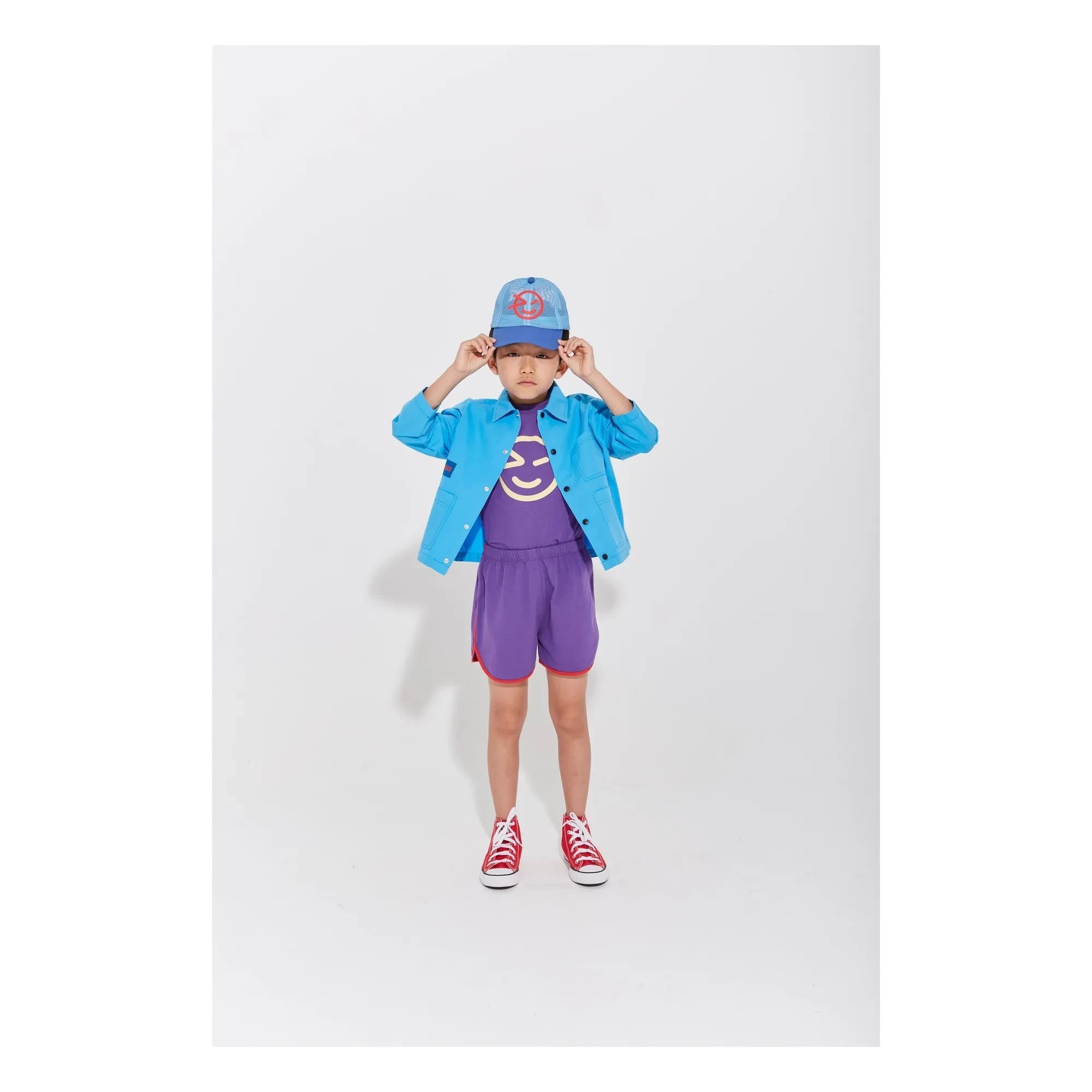 Wynken - Einfarbige Jacke | Blau