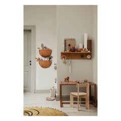 Ferm Living Kids - Rattan-Wandkörbe - 2er-Set