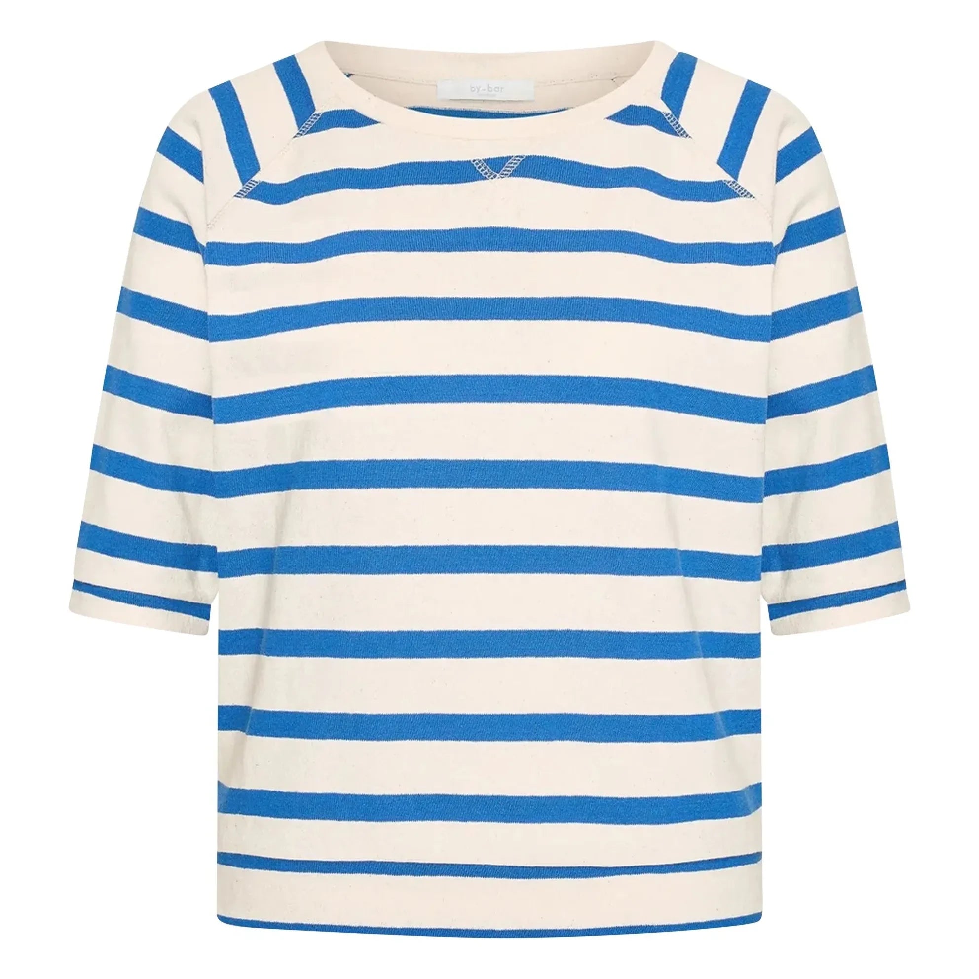 By Bar - Marinière Neva Bio-Baumwoll T-Shirt | Azurblau