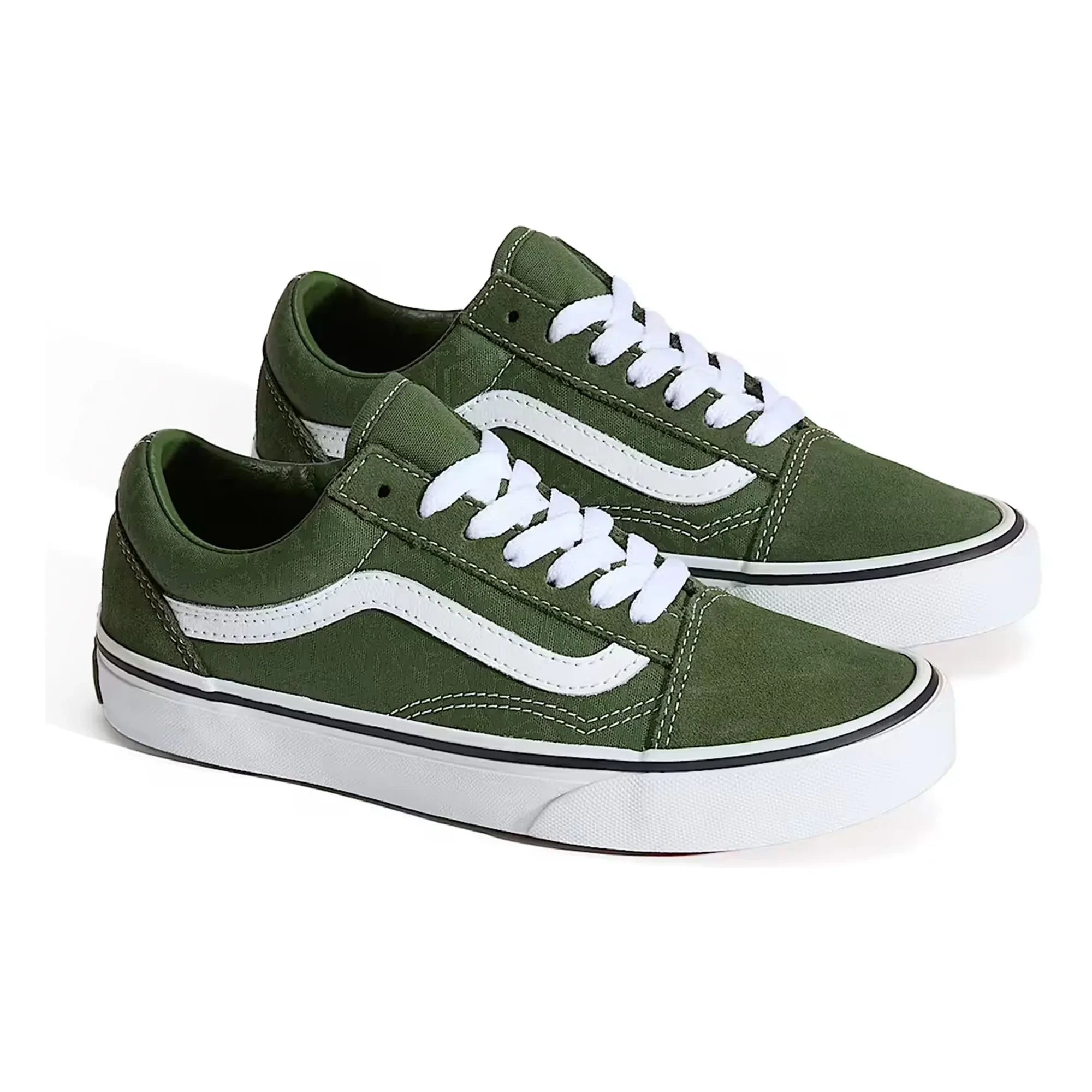 Vans - Old Skool Logo Bağcıklı Sneakerlar | Yeşil