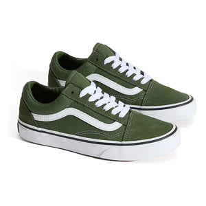 Vans - Old Skool Logo Sneaker mit Schnürung | Grün