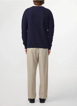 NN.07 - Nigel 6585 Recycling-Wollpullover | Dunkelblau
