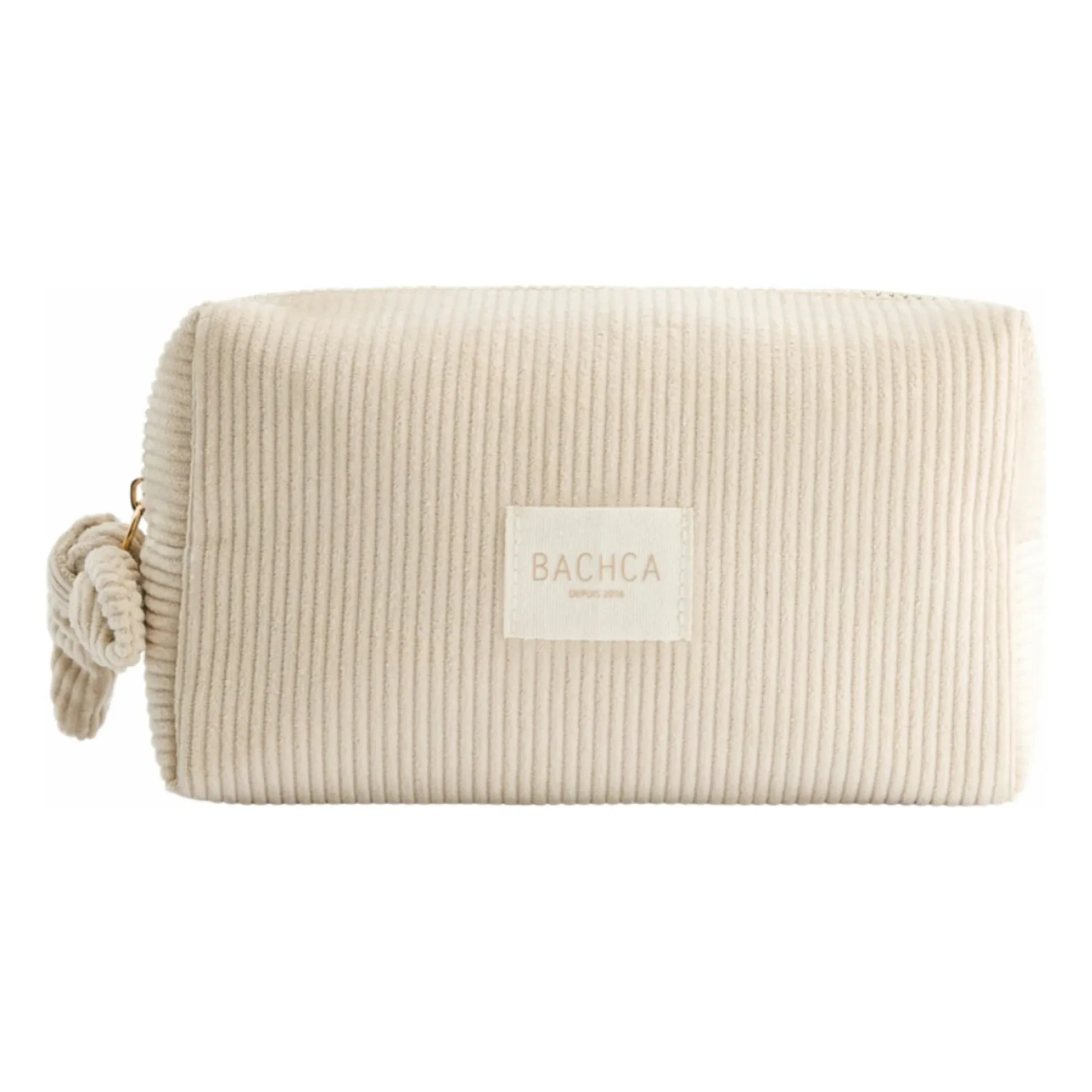 Bachca – Kosmetiktasche aus Samt | Beige