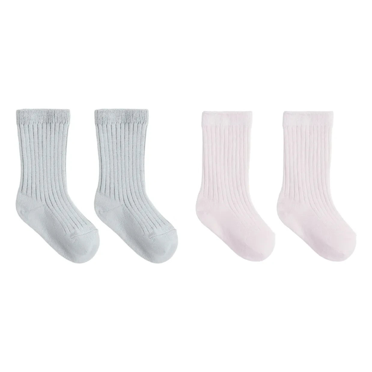 Quincy Mae - Set mit 2 Paar Socken aus Bio-Baumwolle | Blau