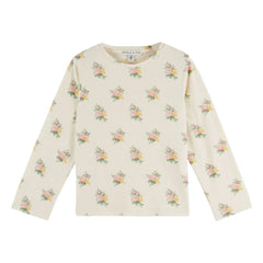 Emile et Ida - Organisches Baumwolle Blümchen T-Shirt | Ecru