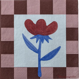 Bloomingville - Vinia Kağıt Peçeteler - 20’li Set | Bordo