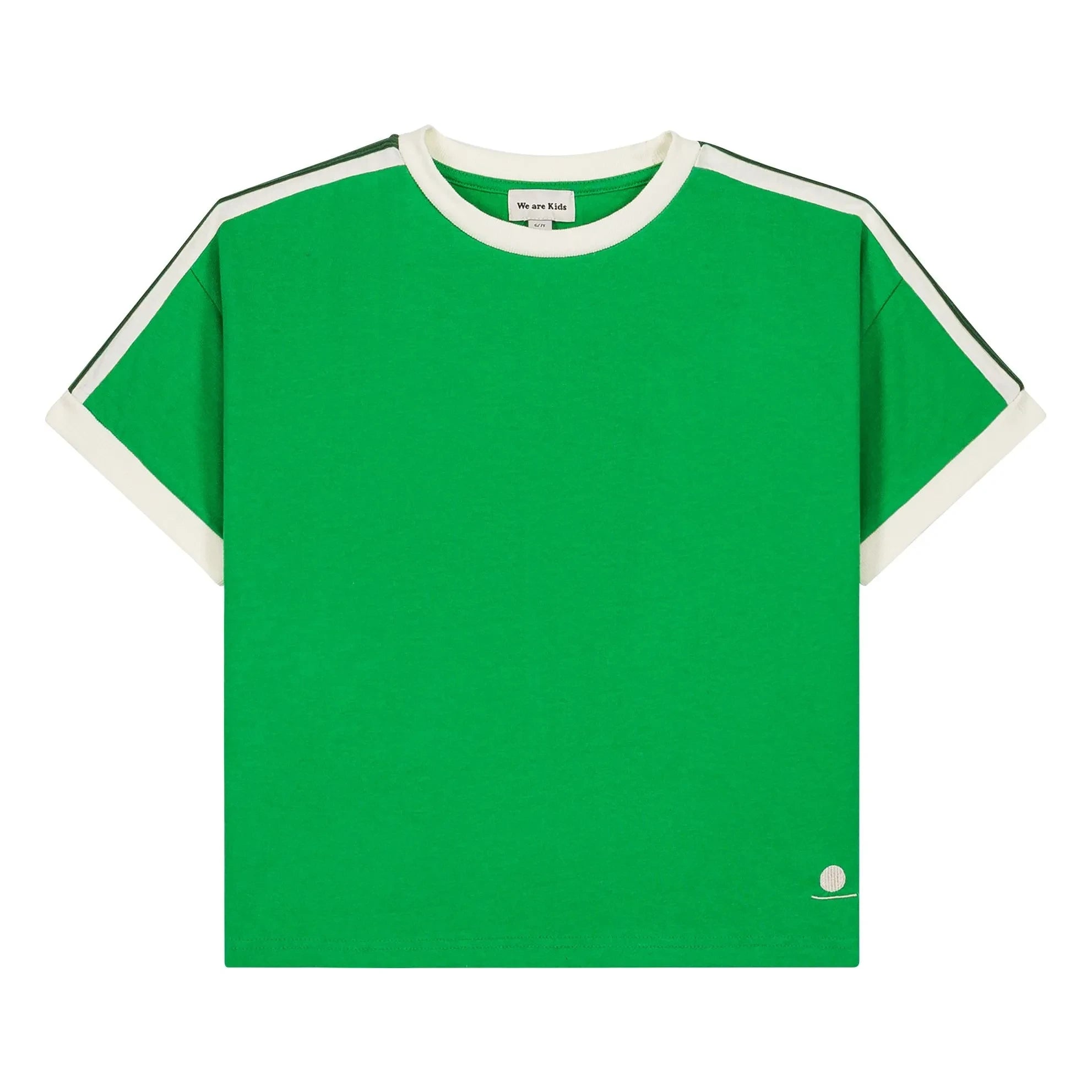 We Are Kids - Taylor Kontrast Bio-Baumwoll-T-Shirt | Meadow Green