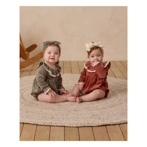 Quincy Mae - Holly Berry Schleifen-Haarband | Ecru