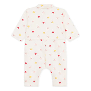 Petit Bateau - Combination Hearts | Ekru