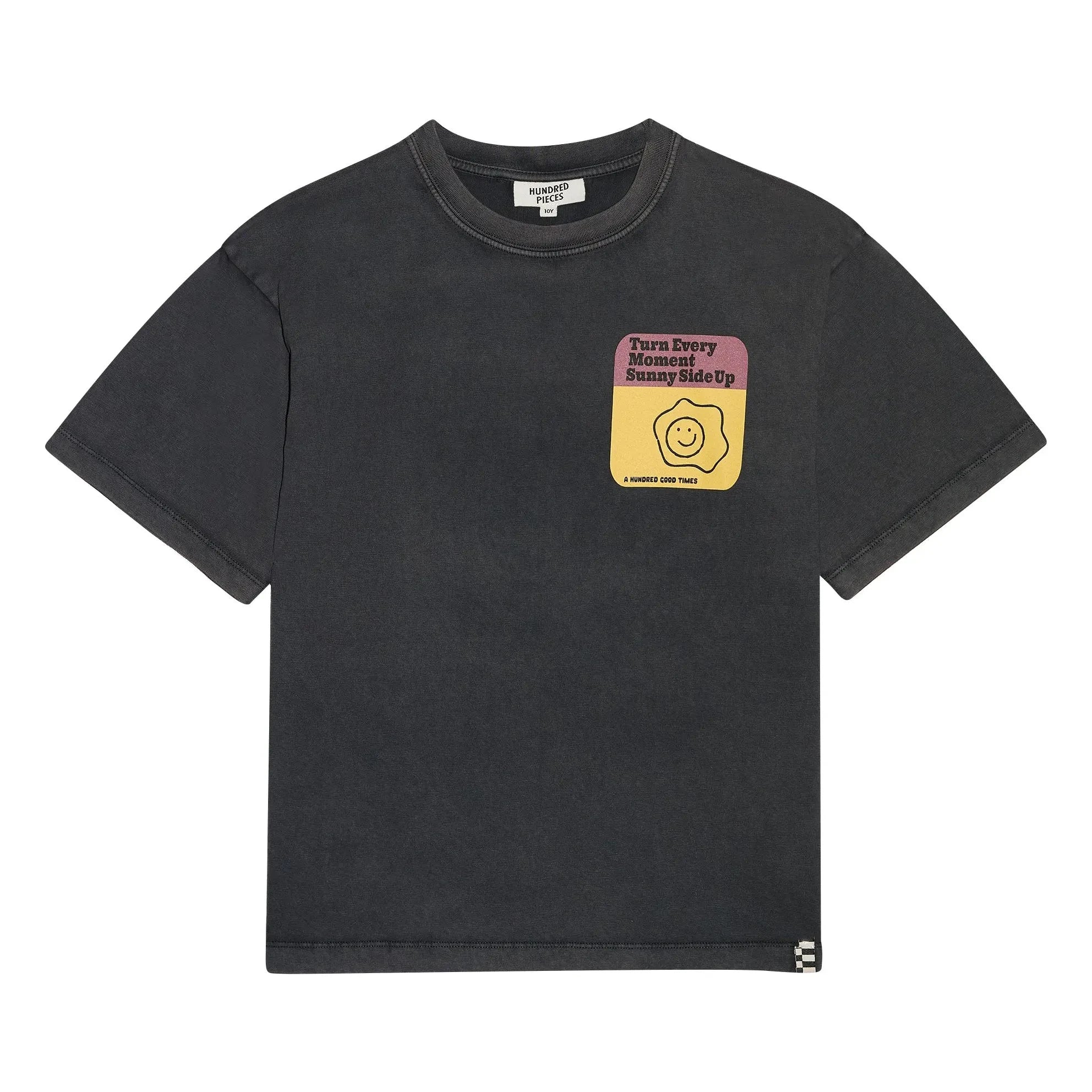 Hundred Pieces – T-Shirt aus Bio-Baumwolle | Schwarz