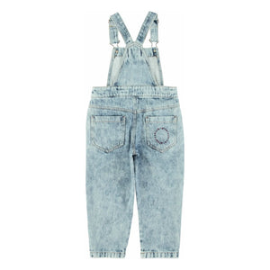 Piupiuchick - Gewaschene Jeans Latzhose | Hellblau