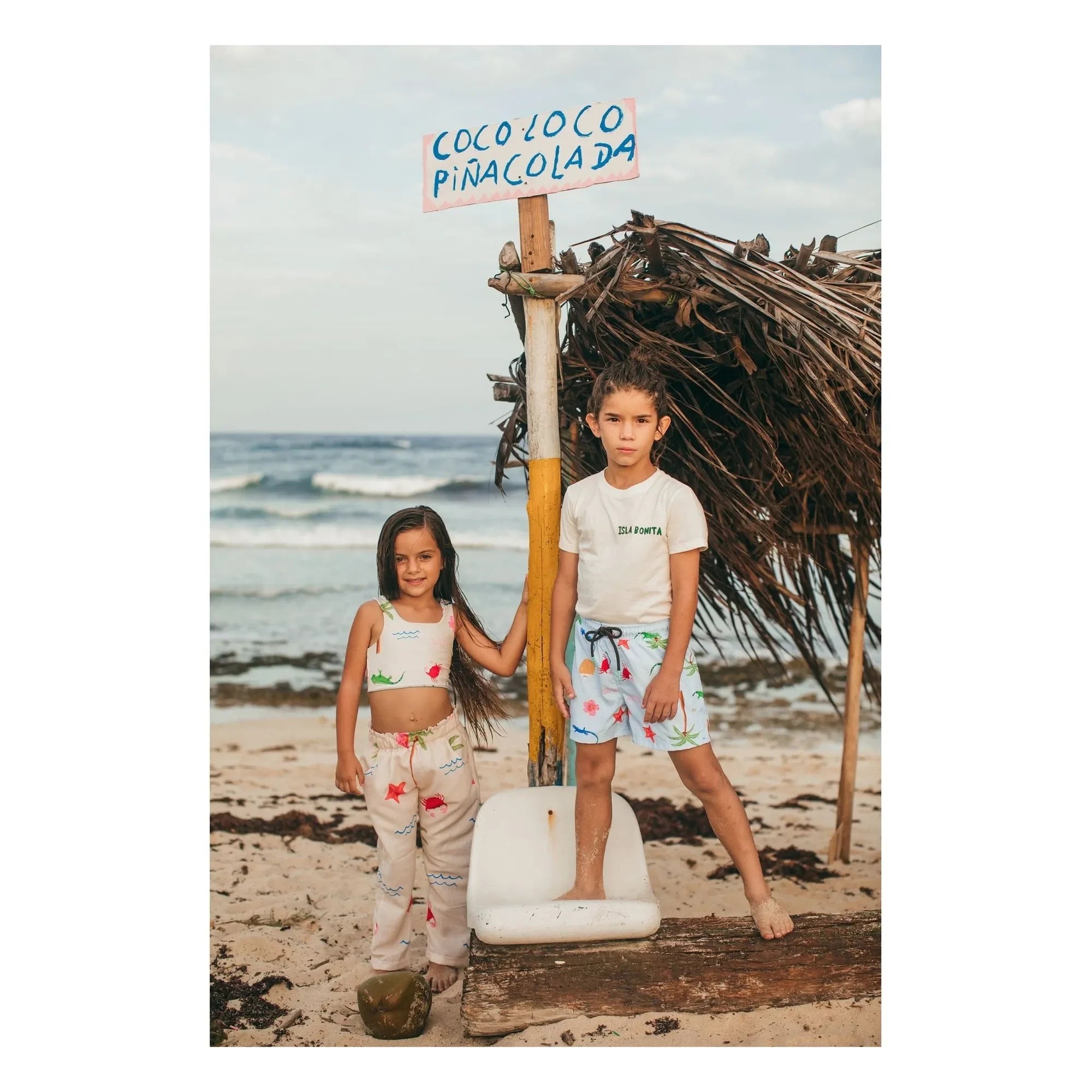 Pepita & Me – Badeshorts | Hellblau