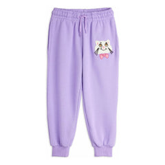 Mini Rodini - Jogger aus Bio-Baumwolle Cat | Lila