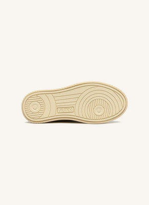 Autry - Kidstripes Niedrige Wildleder-Sneaker | Silber