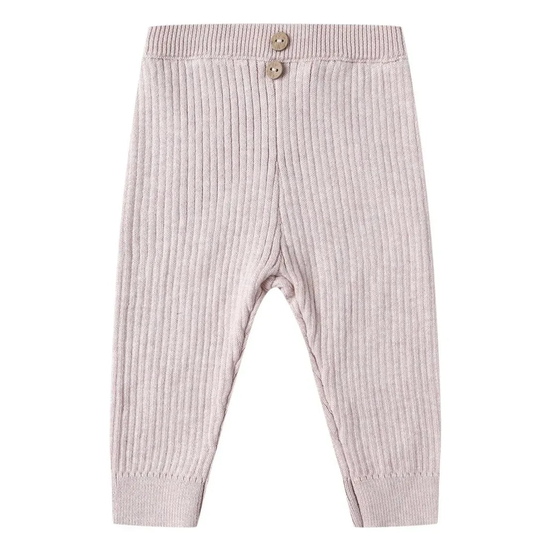 Quincy Mae - Bio Rippstrick Leggings | Lilac