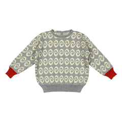 Bayiri - River Bio-Baumwollpullover | Grau