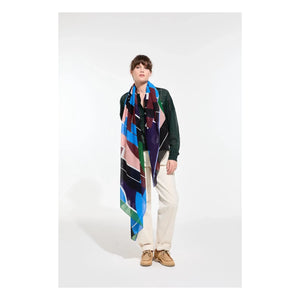 Mapoésie - Le Bal Coton fular | Mavi Yeşil