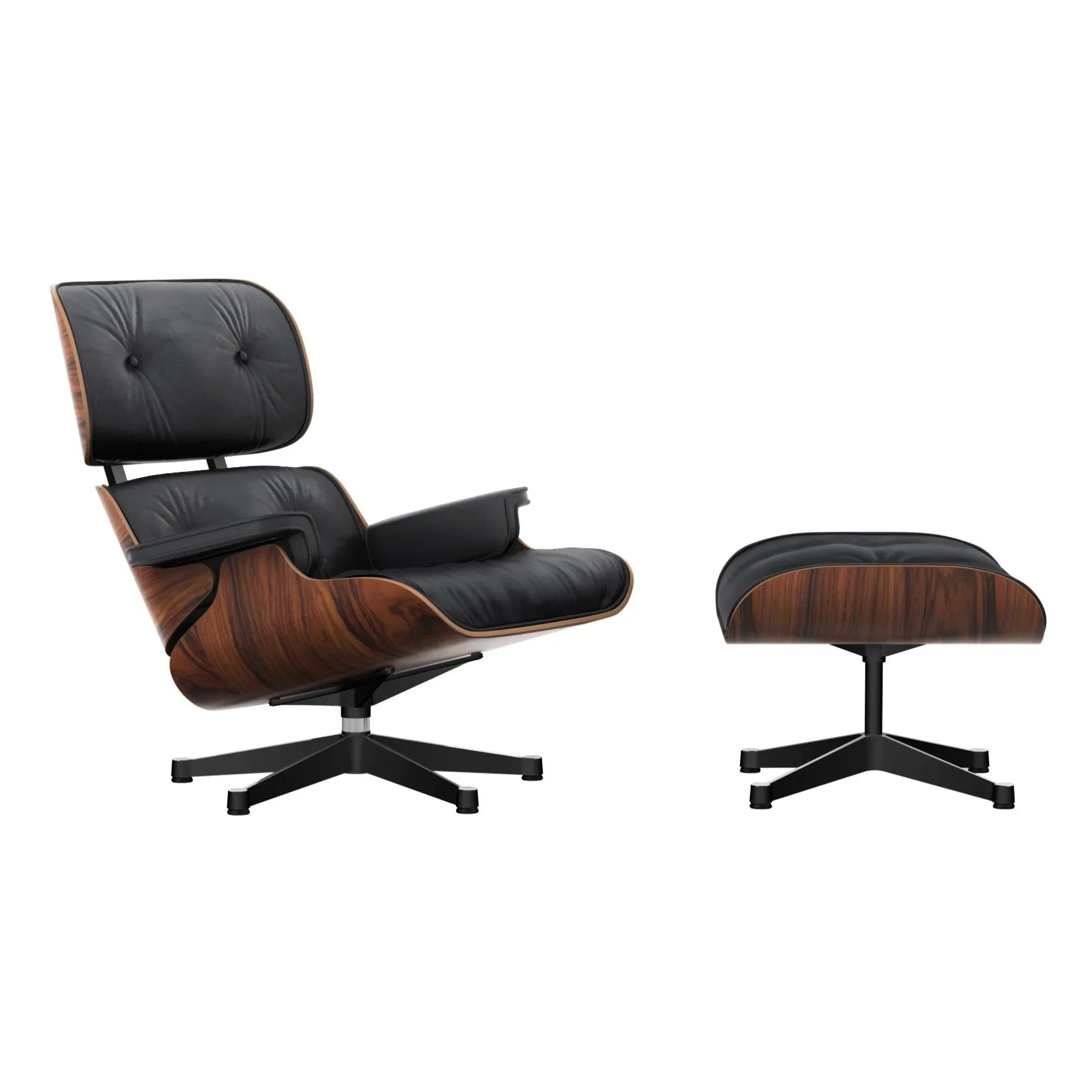 Vitra - Lounge Sessel und Ottoman - Charles & Ray Eames, 1956