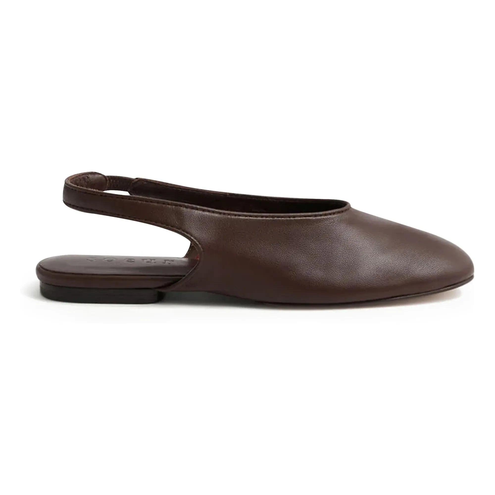 Soeur - Emmett Leder-Ballerinas | Schokolade