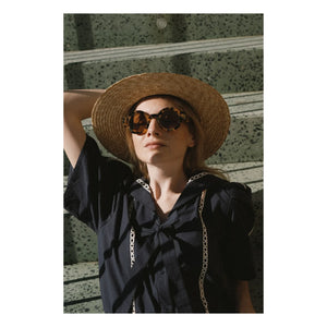 The Tiny Big Sister - Sailor Baumwollbluse | Marineblau