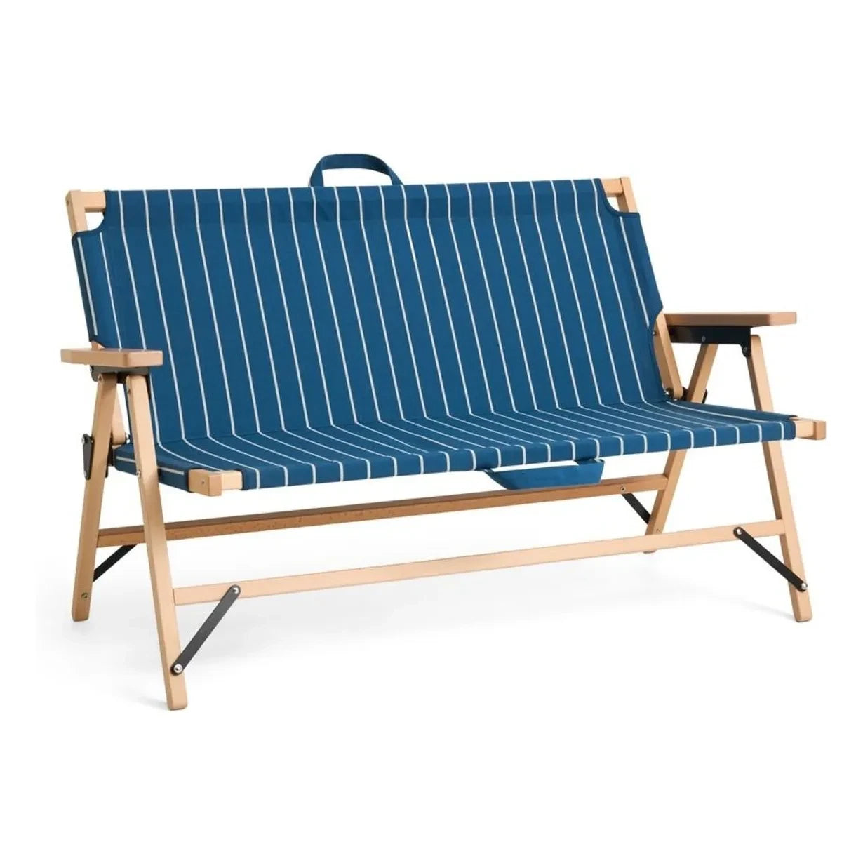 Hay - Outdoor Market Klappbank, Jasper Morrison | Blau
