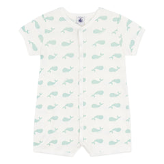 Petit Bateau - Wal Kombishort Pyjama | Weiß