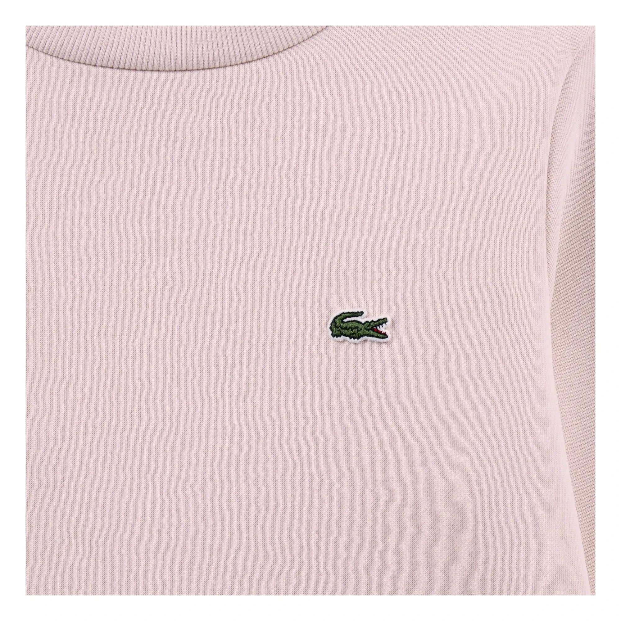 Lacoste - Sweatshirt aus Bio-Baumwolle mit Logo | Blassrosa