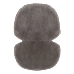 BINIBAMBA - Lammfell-Matte für Kinderwagen oder Moseskorb | Elephant