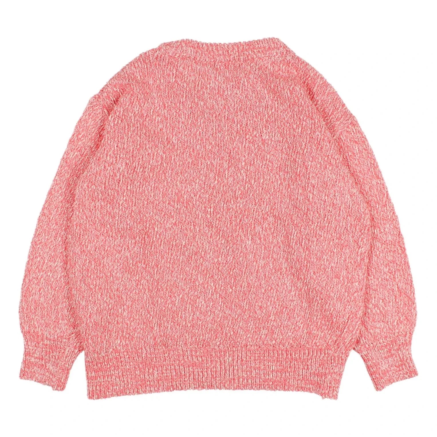Búho – Chiné Pullover aus Bio-Baumwolle | Rosa