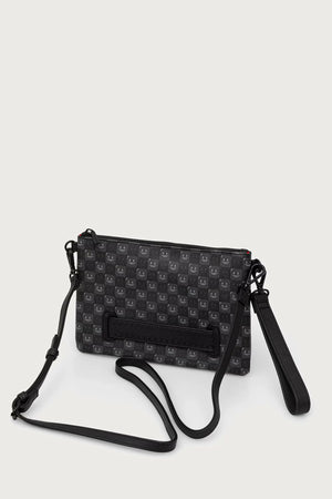 Sprayground - Schwarze Umhängetasche mit Haien aus Paris 910B9318NSZ
