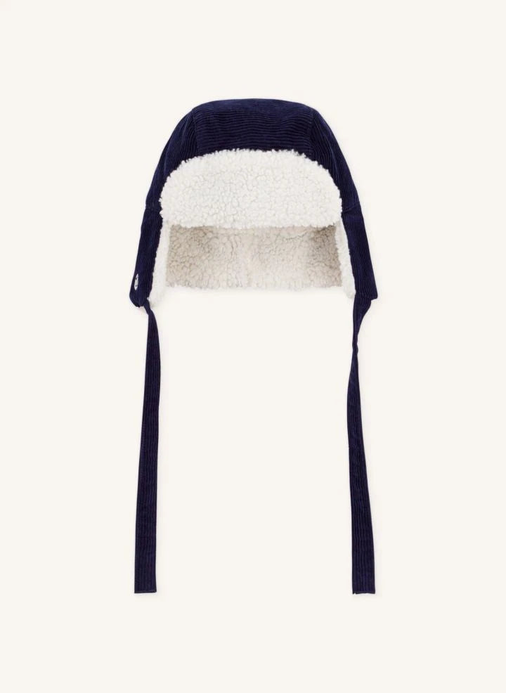 Petit Bateau - Chapka im Sherpa-Stil | Nachtblau