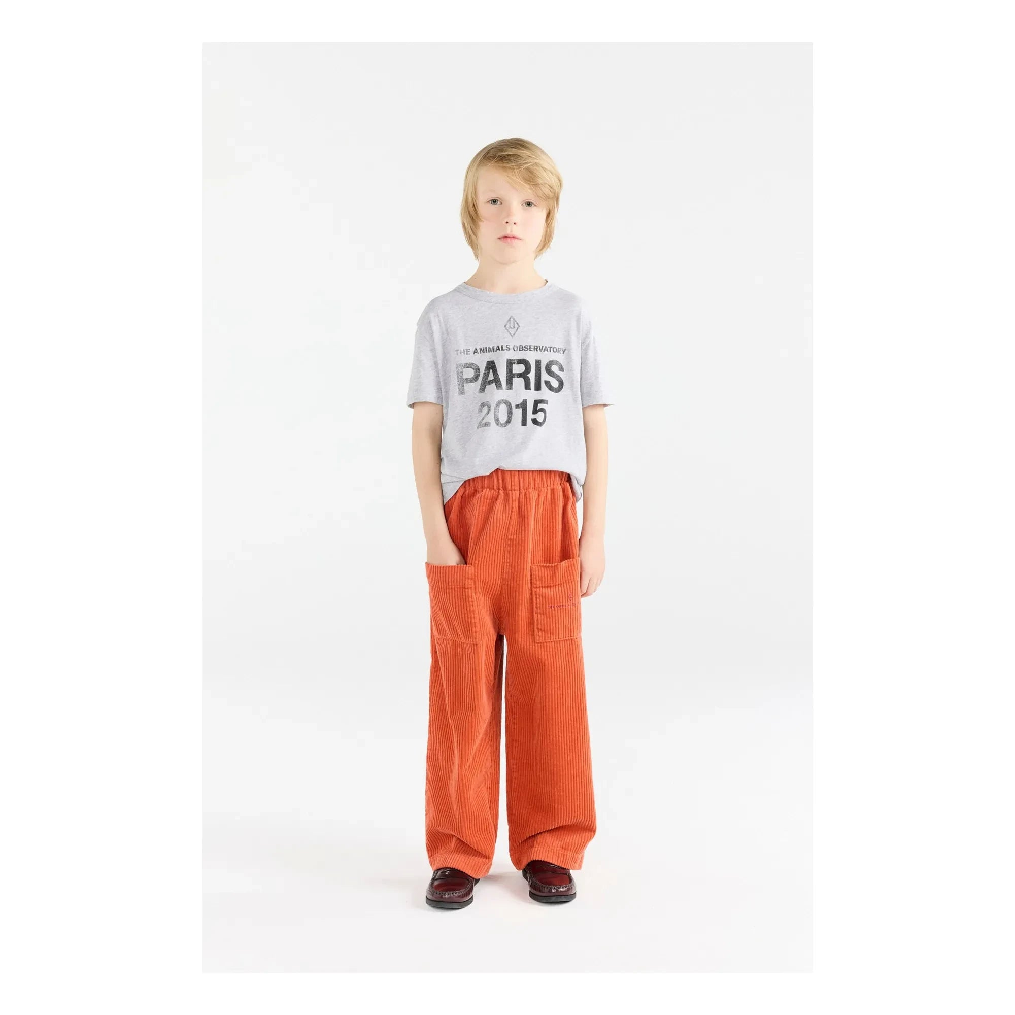 The Animals Observatory – T-Shirt „Rooster Paris 2015“ | Heather Grey