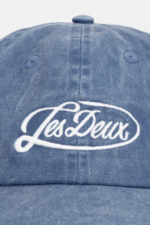 Les Deux Denim-Cap mit Schirm für Herren