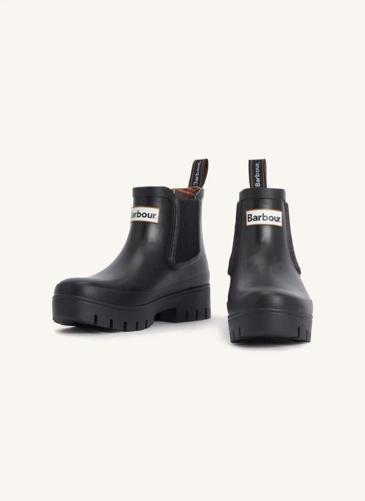 Barbour - Halton Chelsea Regenstiefel | Schwarz